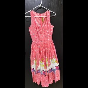 Pinup Couture Mary Blair pink train dress